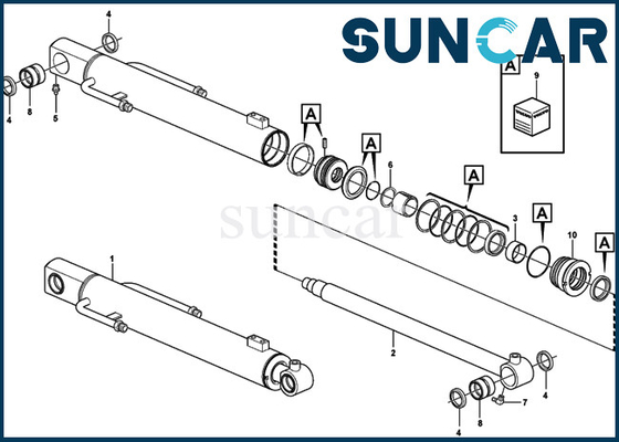ซื้อ EC27C SUNCARVO.L.VO 15077572 ชุดซ่อมกระบอกสูบบูม VOE15077572 ชุดซ่อมรถขุด online manufacture