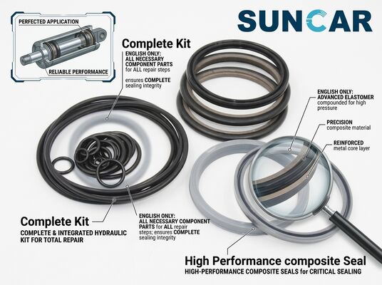 ซื้อ ชุดซีลกระบอกไฮดรอลิกแขน 260-5322 สำหรับ C.A.T. M313C M313D M315D 2 การผลิตออนไลน์