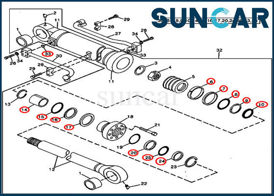 ซื้อ AT264443 ชุดถังเปลี่ยนถังสำหรับ John Deere 490 รถขุดรุ่น online manufacture