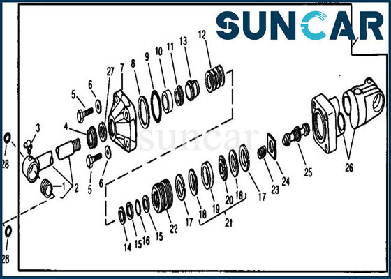 ซื้อ RE21201 ชุดเปลี่ยนบูมกระบอกซีลเหมาะกับ 890 990 JOHN DEERE Equipment online manufacture