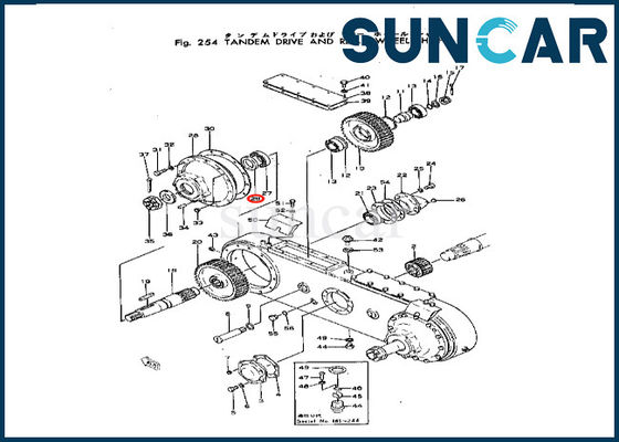 ซื้อ Komatsu 07010-00080 0701000080 น้ำมันซีลที่ขายดีที่สุดและมีคุณภาพสูงสำหรับ D50P-10 GD30-4 GD30-5M online manufacture