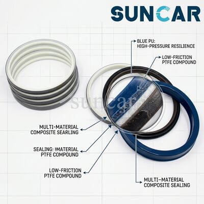 21P-63-K1610KT Boom Cylinder Seal Kit for Komatsu PW170-5